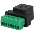 RJ-45(F) (8 контактів) з клемами під кабель Роз'єм фото 2
