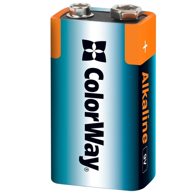 СolorWay Alkaline Power лужні 9V/6LR61 (1шт) blister Батарейки фото 1