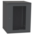 IPCOM 15U 600x600 Шафа телекомунікаційна двері перф(чорна) фото 1