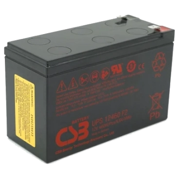 CSB UPS12460F2 9А•г 12В Свинцево-кислотна акумуляторна батарея