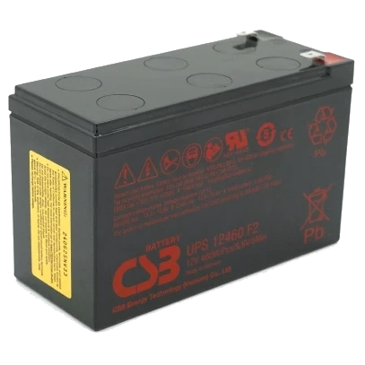 CSB UPS12460F2 9А•г 12В Свинцево-кислотна акумуляторна батарея