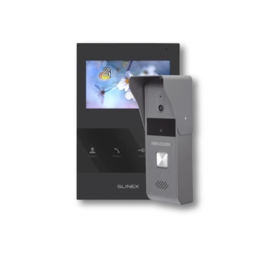 Slinex SQ-04 black + Hikvision DS-KB2421-IM Комплект
