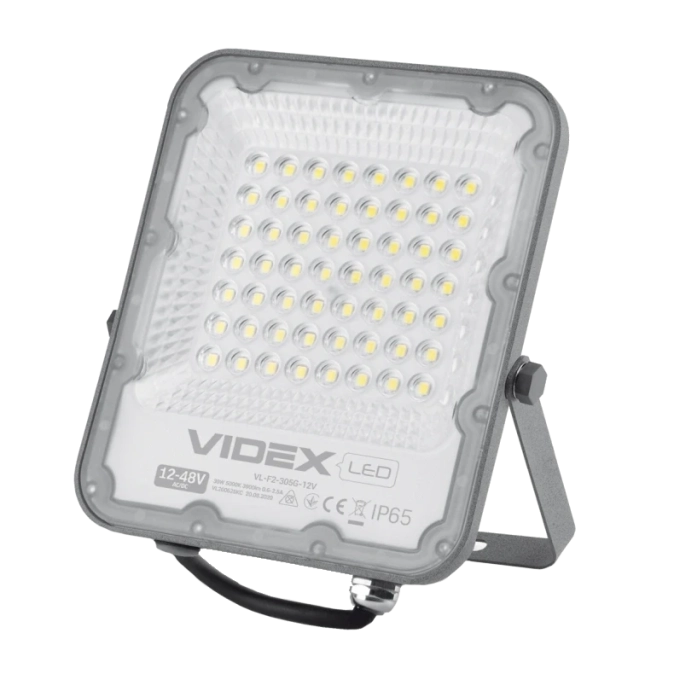 VIDEX PREMIUM 30W 5000K 12-48V LED прожектор фото 1