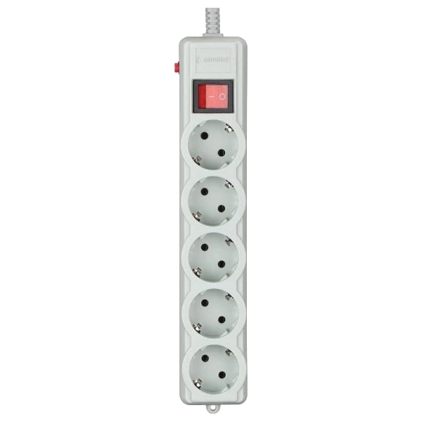 Gembird SPG5-G-6G-PRO Мережевий фільтр 1.8 м кабель 5 розеток фото 1