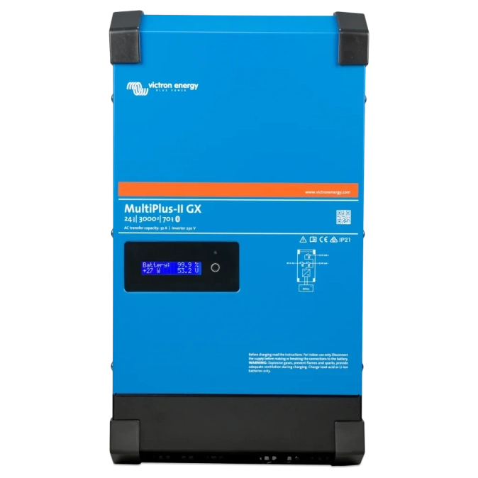 VictronEnergy MultiPlus-II 24/3000/70-32 GX 230V однофазний чиста синусоїда Інвертор фото 1