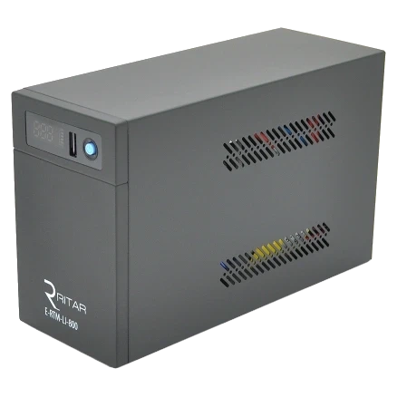 Ritar E-RTM-LI-800 480Вт Джерело безперебійного живлення фото 1