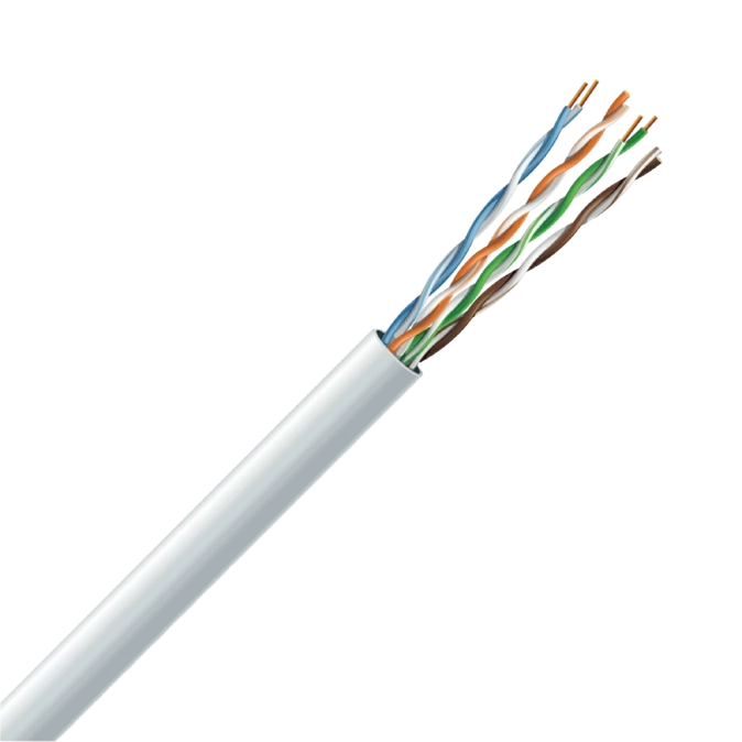 Кабель Cat. 5e U/UTP 4х2х24 AWG, бухта 305м.(7091001) мідь внутрішній ЗЗКМ