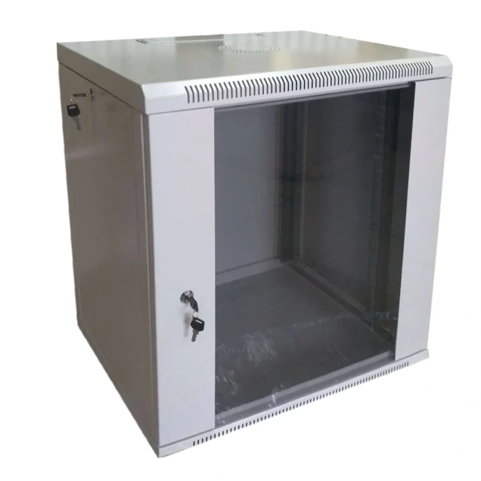 WMNC66-12U-FLAT Шафа 12U 600x600 мм Hypernet настінна розбірна фото 1