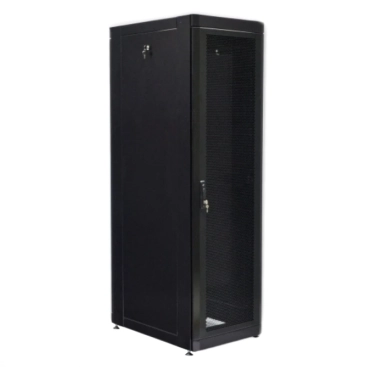 UA-MGSE4268MPB Шафа 19" 42U, 610х865 мм (Ш*Г), посилена, перфоровані двері (66%), чорна