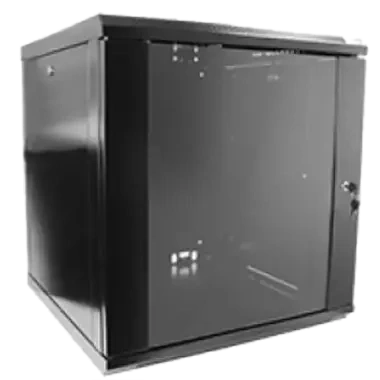 Hypernet WMNC-12U-FLAT- BLACK Шафа коммутаційна настінна 12U 600x450 розбірна