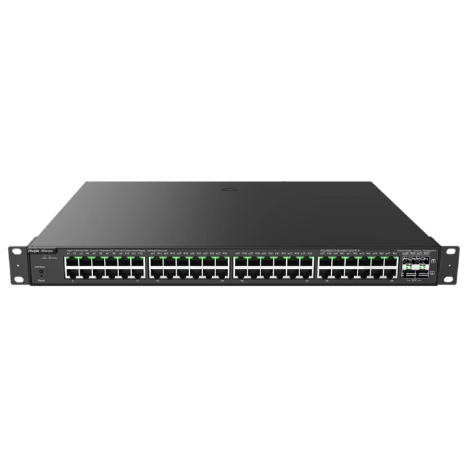 Ruijie Reyee RG-NBS3100-48GT4SFP-P 48-портовий гігабітний L2 керований POE комутатор фото 1