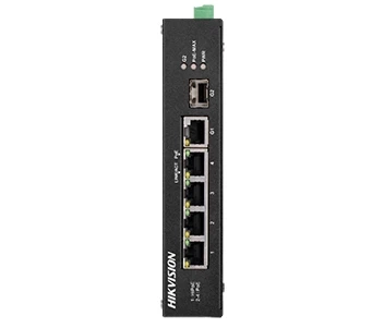 DS-3T0306HP-E/HS 4-портовий некерований POE комутатор Hikvision фото 1