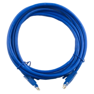 Патч-корд RITAR литой, UTP, RJ45, Cat.5e, 1m, синий, Cu (медь)(PCR-CU/1Be)