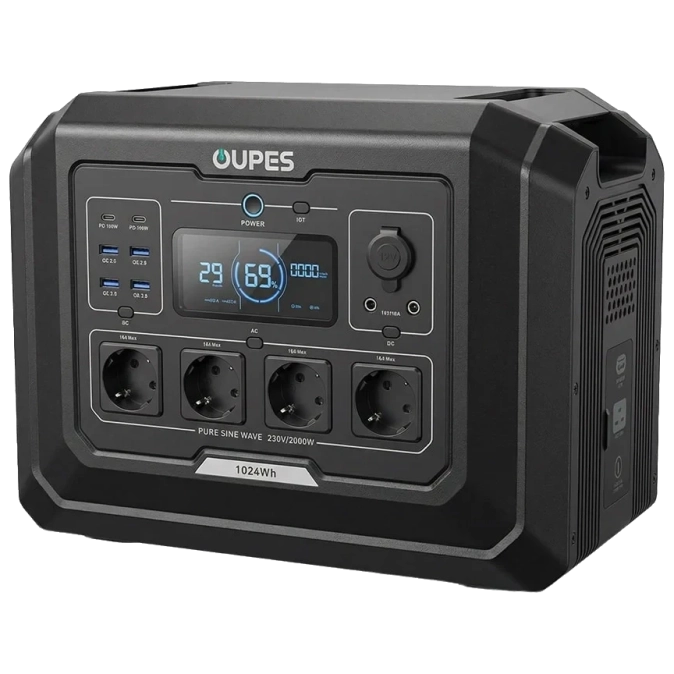 OUPES Mega 1 S1 2000Вт 1024Вт•г Портативна зарядна станція