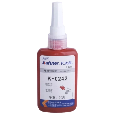 Kafuter K-0242 50ml Лак фиксатор резьбы винтов синий