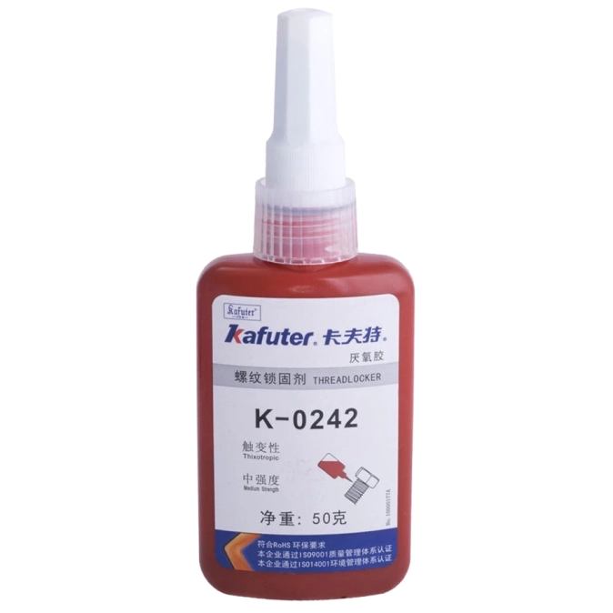 Kafuter K-0242 50ml Лак фіксатор різьби гвинтів синій