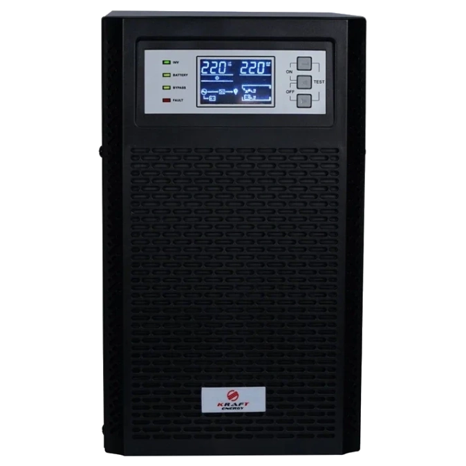 Kraft KRF-T3000VA/3KW(LCD)Ex Pro Online Джерело безперебійного живлення фото 1