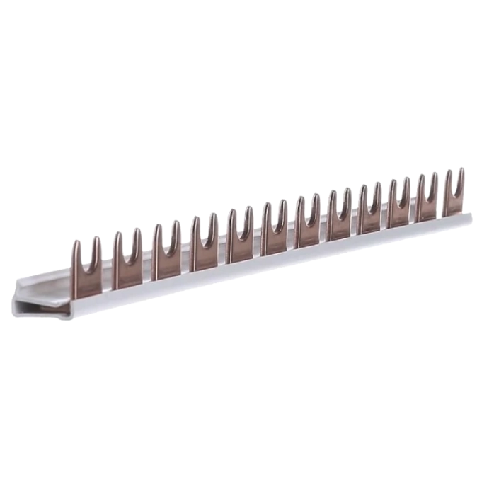 Hager KDN163A 1-полюсна на 12 мод. 10mm² Шина вилкова фото 1