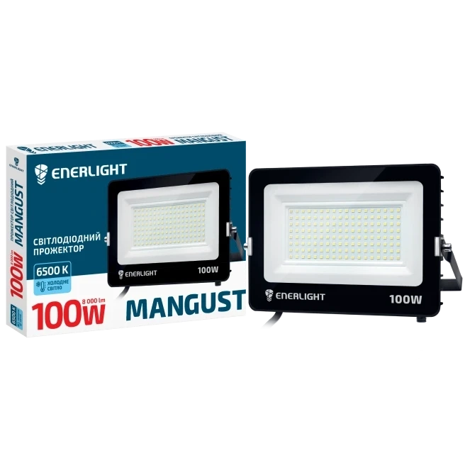 ENERLIGHT MANGUST Прожектор світлодіодний 100Вт 6500K фото 1