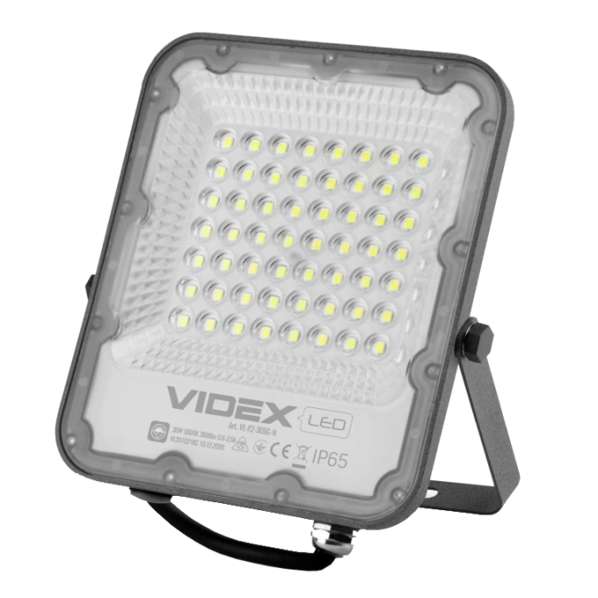 VIDEX PREMIUM 30W 5000K 220V LED прожектор фото 1