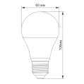 TITANUM А60 10W E27 4100K 220V LED лампа фото 2