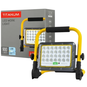 TITANUM TL-FA-105 LED прожектор акумуляторний IP65 20W 900Lm 5000K