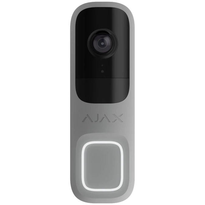 Ajax Doorbell Grey RAL 7004 Відеодзвінок