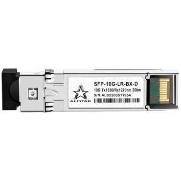 ALISTAR SFP-10G-LR-BX-D SFP+ 10G BASE-BX 1SM WDM LC 20KM TX1330/RX1270nm DOM Модуль