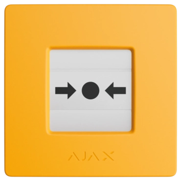Ajax Manual Call Point (Yellow) ручний бездротовий Сповіщувач