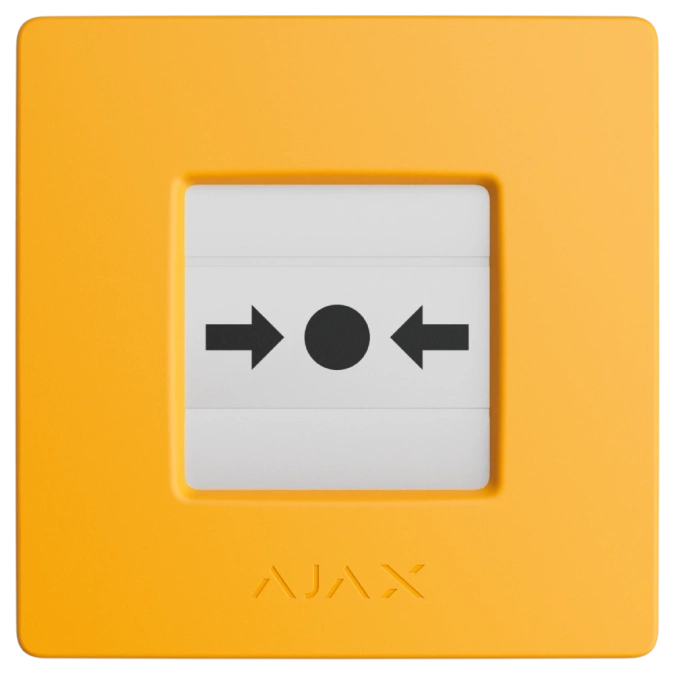 Ajax Manual Call Point (Yellow) ручний бездротовий Сповіщувач