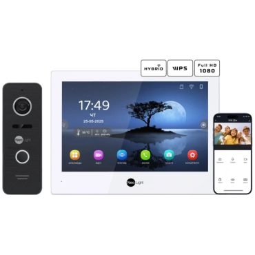Neolight ALPHA Hybrid + PRIME FHD Black Комплект видеодомофона