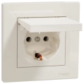 Schneider Electric Asfora EPH3100123 Розетка із кришкою, із заземленням фото 1
