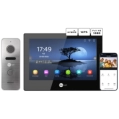 Neolight ALPHA Hybrid Black + PRIME FHD Silver з кутком Комплект відеодомофону фото 1