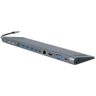 Cablexpert A-CM-COMBO9-01 USB-C 9-в-1 Док станция