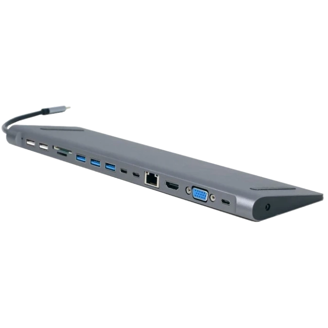 Cablexpert A-CM-COMBO9-01 USB-C 9-в-1 Док станція фото 1