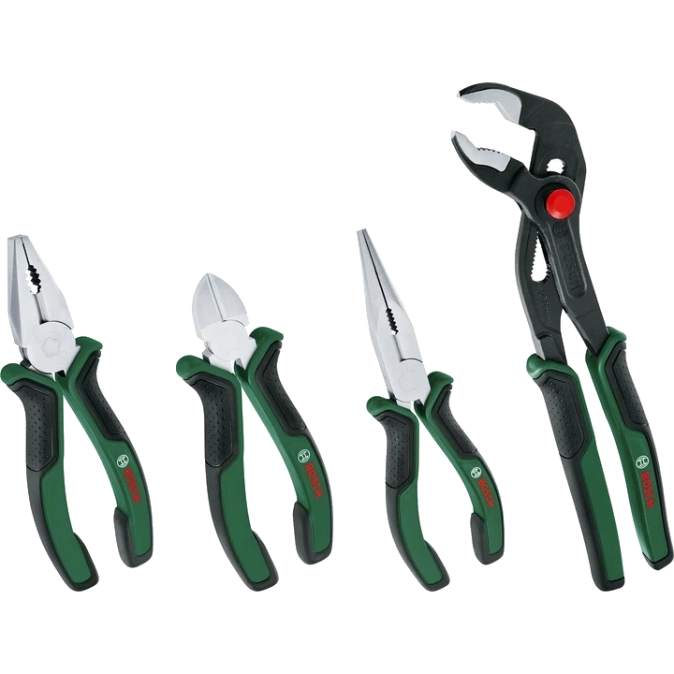 Bosch (1600A02W7K) 4 шт Набір плоскогубців фото 1