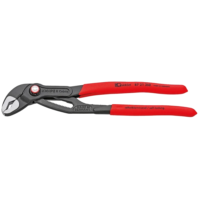 KNIPEX 87 21 250 QuickSet (з автоспуском) Cантехнічні кліщі фото 1