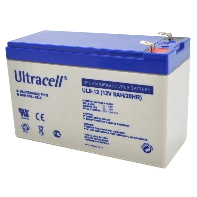Ultracell UL9-12 9A•г 12В Свинцево-кислотна акумуляторна батарея фото 1