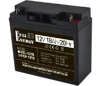 Full Energy FEP-1218 18 А•г 12В Свинцево-кислотна акумуляторна батарея фото 1