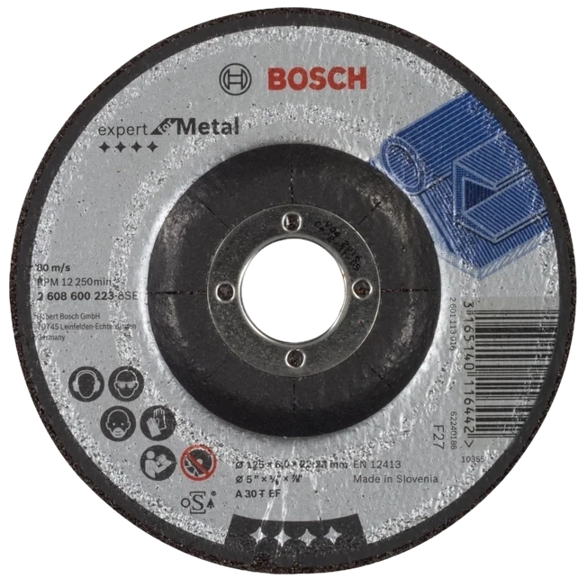 Bosch 125 x 6 мм (2608600223) Обдирний круг для металу фото 1