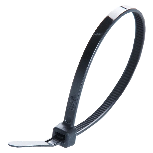 4х300 Стяжка кабельна чорна (пач. 100 шт.) фото 1