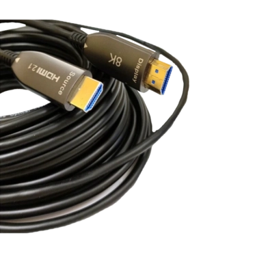 HDMI 2.1 патчкорд 10м с передачей сигнала 8K UHD 48 Gbps по оптическому кабелю (AOC)