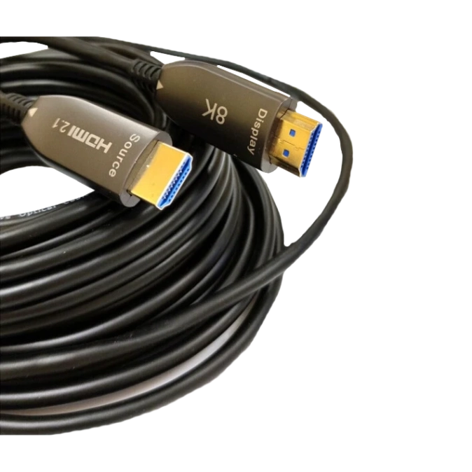 HDMI 2.1 патчкорд 10м з передачею сигналу 8K UHD 48 Gbps по оптичному кабелю (AOC) фото 1