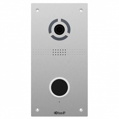 Bas-IP AV-05FD silver IP панель виклику з безконтактною кнопкою виклику фото 1