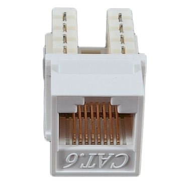 EPNew 6KTVM-U0WH Модуль KeyStone RJ45 UTP, кат. 6, 110, Slim, W - 16.6 мм, білий