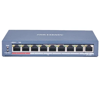 DS-3E0109P-E(C) 8-портовий некерований POE комутатор Hikvision фото 1