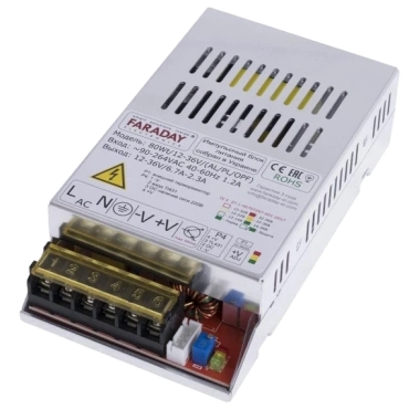 Faraday Electronics 80Wt/12-36V/ALU Блок питания