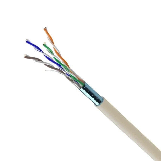 Cat. 5e F/UTP LSZH 4х2х24 AWG (7091004) бухта 305м. Кабель кручена пара ЗЗКМ (FTP мідь безгалоговий LSZH) фото 1