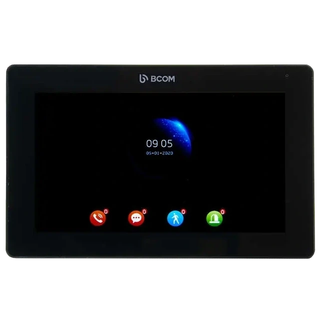 BCOM BD-770FHD Black Відеодомофон фото 1