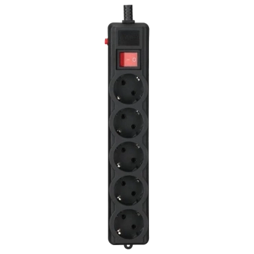 Gembird SPG5-G-6B-PRO Сетевой фильтр 1.8 м кабель 5 розеток